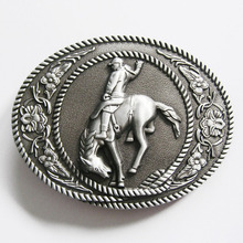 Retail Distribute Original Western Cowboy Horse Rider Belt Buckle BUCKLE-WT050AS Free Shipping 2024 - buy cheap