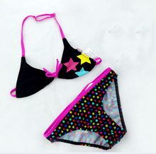 2020 New Summer Children Cute Star Pattern Split Bikini Bathing Suit Girls Split Two-pieces Swimwear Girls Swimsuit Wholesale 2024 - buy cheap