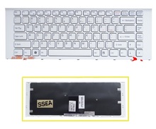 SSEA-nuevo teclado de EE.UU. blanco para teclado de ordenador portátil Sony Vaio VPC-EA VPC EA 2024 - compra barato