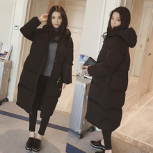 Tcyeek jaqueta de inverno feminina, moda coreana 2020, casaco longo de algodão grosso acolchoado feminino 2024 - compre barato