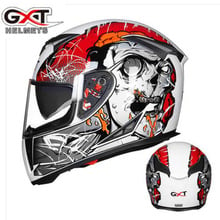 2019 New OFF Road knight Protection GXT Full Face Motorcycle Helmets Double lens Motocross Motorbike Helmet of ABS PC Lens Visor 2024 - buy cheap