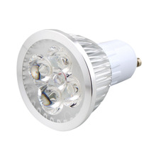 Foco LED GU10 de alta intensidad para interiores, 6W, 4LED, Bombilla descendente, blanco puro/cálido, CA 110-240V 2024 - compra barato