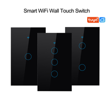 Sonoff T1 UE 1/2 Gang Smart Wi-fi Toque Parede Interruptor Do Temporizador Interruptor De luz Parede de controle Remoto Suporte APP Ewelink Alexa inicial do Google