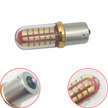 2x P21/5W LED Car Light BAY15D led Bulb 1157 Tail Signal Brake Stop Reverse DRL Light 12V 3030 48 led smd white 2024 - buy cheap