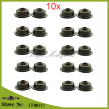 10x Valve Stem Seals For Honda 12209-ZH8-003 GX120 GX160 GX200 2024 - buy cheap