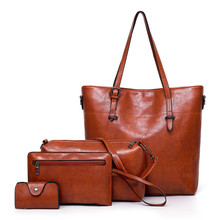 Bolsas de couro de luxo femininas, bolsa vintage para mulheres, em couro envernizado, bolsa de ombro 2024 - compre barato