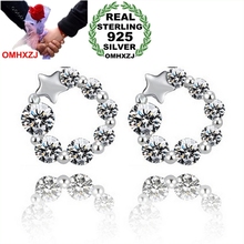 OMH wholesale Fashion jewelry Lucky star crystal Stud earrings YS37 2024 - buy cheap