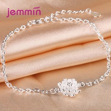 Best Selling Pure 925 Sterling Silver Original Daisy Flower Charm Bracelets Wristbands for Women Girls Gifts with Extender Chain 2024 - buy cheap