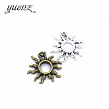 YuenZ-pendientes de sol en 4 colores, joyería artesanal hecha a mano, 6 uds., L211 2024 - compra barato