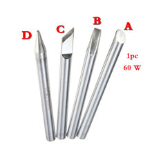 1pc 60W Electronic Soldering Iron Tips Solder Iron Head Welding Tip For Soldering Repair Station Four Shapes for Optional 2024 - buy cheap