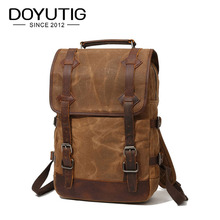 DOYUTIG New Arrival Women & Men Backpack School Backpack For Teenage Casual Rucksack Canvas Student Cool Design Knapsack H079 2024 - buy cheap