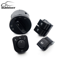 Factory direct sales! New Headlight switch Mirror swicth Window Switch 4PCS / SET for VW Caddy Jetta Golf 5 MK5 V Puls Passat B6 2024 - buy cheap