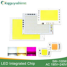 Kaguyahime LED COB Chip 220V 20W 30W 50W 100W DIY Integrated Chip Rectangular Lamp No Need Driver For Spotlight Floodlight Bulb 2024 - buy cheap