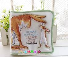 candice guo! new arrival baby toy soft cloth book guess how much I love you rabbit parent-child love book birthday gift 1pc 1pc 2024 - buy cheap