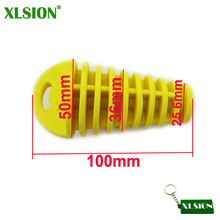 XLSION Exhaust Muffler Bung Cleaner Wash Plug For Pit Dirt Bike Motorcycle Motocross Snowmobile UTV ATV Quad 2024 - buy cheap