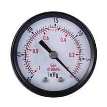 1/4 inch 0 to -30inHg Copper Alloy Dry Utility Vacuum Pressure Gauge Center Back Water Pressure Gauge Measuring 2024 - buy cheap