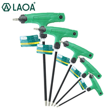 LAOA "T " Handle Plum Screwdriver S2 Emery Plum Wrenches Tools With Rubber Handle 2024 - buy cheap