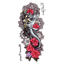 5 шт. Nyu Wa In Myths водонепроницаемые Временные татуировки для мужчин синий цветок хна тату Maquiagem Tatuajes temporales a prueba de agua 2024 - купить недорого