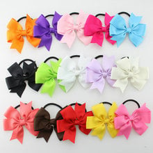 100 Uds renda cinta pinza para el pelo con lazo de pelo de las niñas tienda molinete HairBows Clip de pelo motas de cabello accesorios HD3227 2024 - compra barato