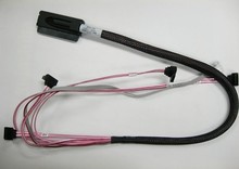 Cable de Datos SAS de 32 Pines, SFF-8484 a 7 pines, 4 SATA, giro a la derecha, 90 grados, uso para 5I 6I, Envío Gratis 2024 - compra barato