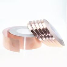 1 Roll 30 Meters Single Side Conductive Copper Foil Tape Strip Adhesive EMI Shielding Heat Resist Tape High Temperature Tape 2024 - buy cheap