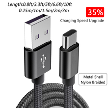 Кабель USB Type-C SUPTEC 600 шт., кабель для быстрой зарядки и передачи данных USB Type-C для Samsung S8 S9 Huawei Xiaomi 4C 8 OnePlus 2024 - купить недорого