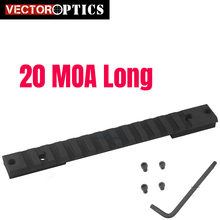 Vector Optics-receptor de x-bolt, montaje de riel largo de acción táctico de 20 MOA Picatinny, de acero 700, compatible con Ruger 10/22 2024 - compra barato