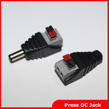 10pcs New Arrival Led To Power 5.5*2.1mm Male&Female DC Connector Adapter For Led Lights Pressed Connected No Screws DC12V 2024 - buy cheap