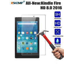 XSKEMP 9H жесткая Защитная пленка для экрана для всех-Новинка: Kindle Fire HD 8,0 2016 прозрачная ультратонкая защитная пленка из закаленного стекла для планшета 2024 - купить недорого