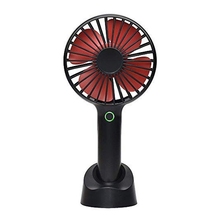 Mini Handheld Fan Portable, Hand Held Personal Fan Rechargeable Battery Operated Powered Cooling Desktop Electric Fan With Base 2024 - buy cheap