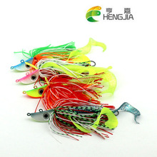 2pcs 20g big lead head fishing lures bass fishing baits actopus squid hooks buzzbaits soft sea pike pesca  fishing tackles 2024 - buy cheap