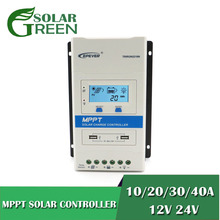 MPPT 40A/30A/20A/10A Modular-Designed Solar Charge and Discharge Controller 12V 24V DS1 and USB Module Dual 5V 2024 - buy cheap