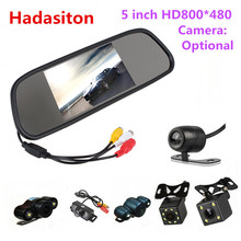 Reversing parking monitor 5 inch TFT LCD Color Screen Car monitor Rearview mirror monitor,Rearview camera optional 2024 - buy cheap