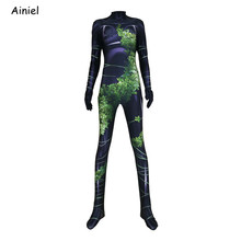 Birds of Prey Pamela Lillian Isley Poison Ivy Cosplay Costume Super Heroes Zentai Bodysuit Suit Jumpsuits Women Kids Halloween 2024 - buy cheap