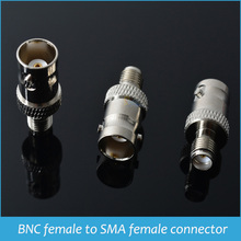 Conectores bnc fêmea para sma, adaptador de entrada fêmea para sma, 1 peça 2024 - compre barato
