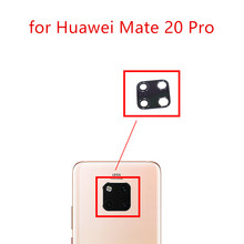 Lente de Cristal para cámara trasera de Huawei mate 20 pro, pieza de repuesto de reparación con pegamento, 2 unids/lote 2024 - compra barato