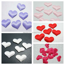1000 pieces/lot 20mm Padded Felt Heart Applique/Sewing/wedding decoration/Trim DIY A07*10 2024 - buy cheap