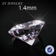 Pedras cz sintéticas para fabricação de joias 1000mm, pedra de zircônia cúbica branca, corte brilhante, 1.4 peças 2024 - compre barato