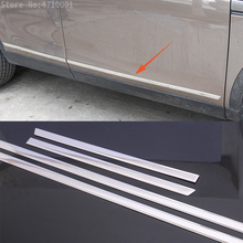 4pcs Stainless Steel Car Body Side Exterior Door Decoration Strips Trim For Land Rover Discovery Sport 2015-2018 2024 - buy cheap