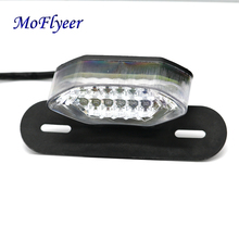 MoFlyeer Motorbike Portable Integrated LED Brake Turn Signals Tail Lights Motorcycle Rear Turn Indicators Accessories Brake Lamp 2024 - buy cheap