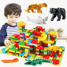 Small Size Marble Run Set Puzzle Maze Race Track Game Toy Roller Coaster Construction Building Block Brick 2024 - buy cheap