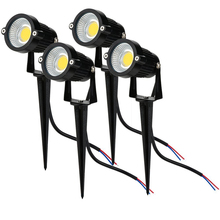 85-265v LED Lawn Lamp Waterproof COB Outdoor Garden Spike Lighting DC12V Yard Path Tree Decor 2024 - buy cheap