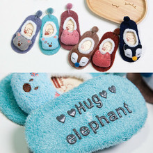 PUDCOCO Lovely Newborn Baby Kids Toddler Anti Slip Shoes Cartoon Slipper Floor Socks Boots 0-5 Years 2024 - compre barato