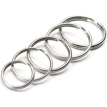 10PCS Multiple Sizes Round Split Keyring Metal Key Chain Ring Holder for Tool Toys Jewelry Accessories J208 2024 - buy cheap