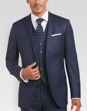 New Fashion Best Man Groomsmen Suit Hot Groom Tuxedo Men Wedding Suit Business C157 2024 - buy cheap