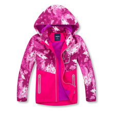 Непромокаемое пальто для девочек со съемным капюшоном; Осенне-зимняя верхняя одежда; Ветровка; Детская куртка с капюшоном для мальчиков 2024 - купить недорого