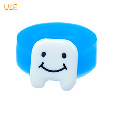 FYL241U 17.6mm Smiling Face Tooth Flexible Silicone Mold - for Candy, Cupcake Topper, Miniature Food, Cookie Biscuit, Resin Mold 2024 - buy cheap