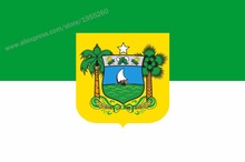 Bandera de Rio Grande do Norte, 3x5 pies, 90x150 cm, banderas del Estado brasileño, banderas 2024 - compra barato