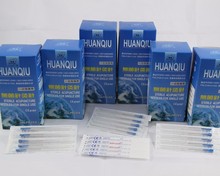 quality 100pcs Huanqiu sterile disposable acupuncture needle one needle one tube beauty massage tube needle 0.25/0.30/0.35m 2024 - buy cheap