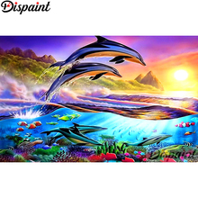 Набор для алмазной вышивки «животный Дельфин», A11742 2024 - купить недорого